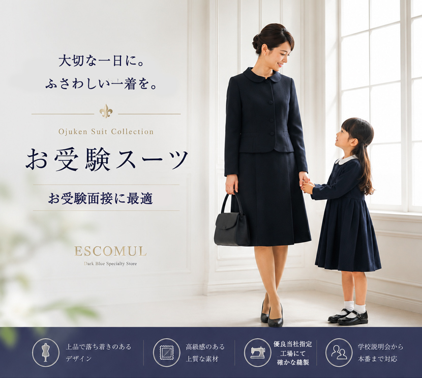 お母様用お受験スーツ