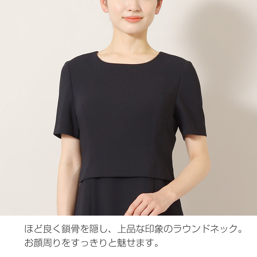 日本製お受験スーツ エスコミュールお受験スーツ ネイビーワンピース 日本製濃紺スーツ  ウール100％お受験スーツ